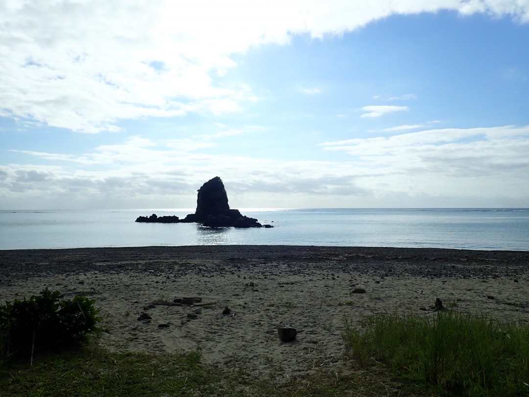 今日の嘉陽海岸