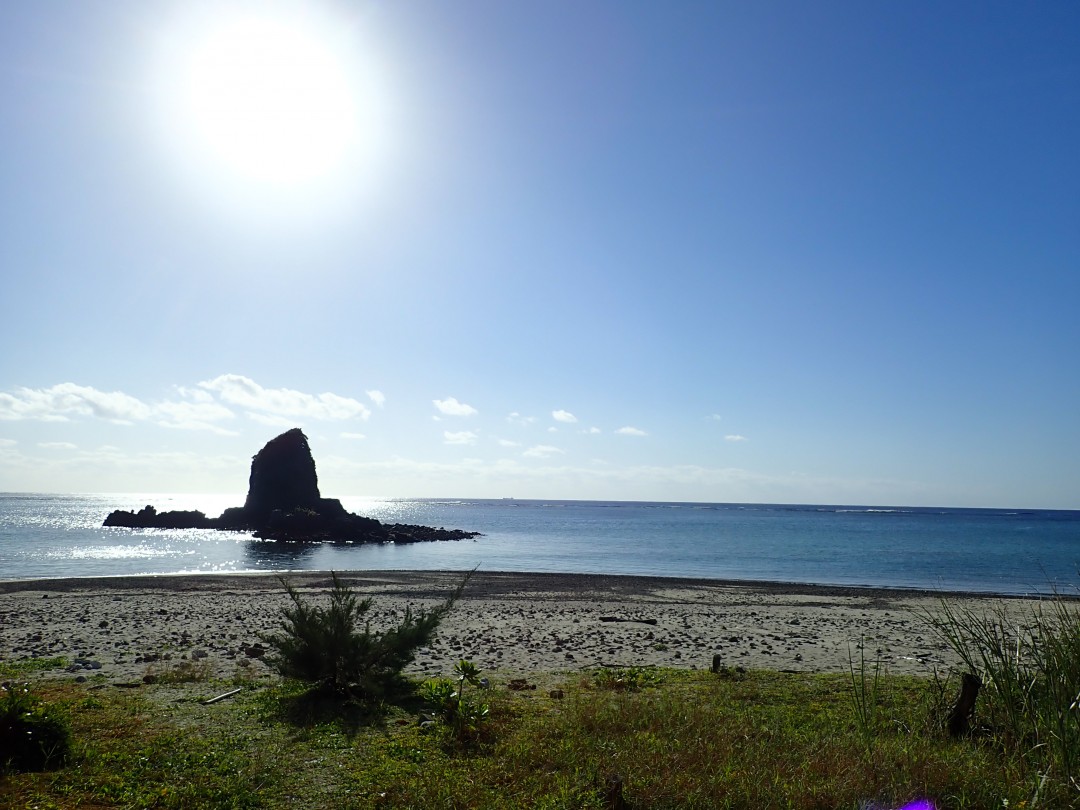 今日の嘉陽海岸