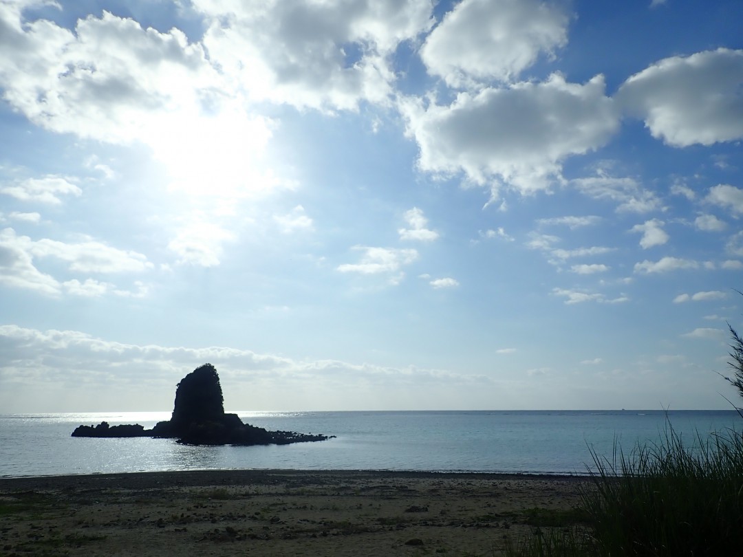 今日の嘉陽海岸