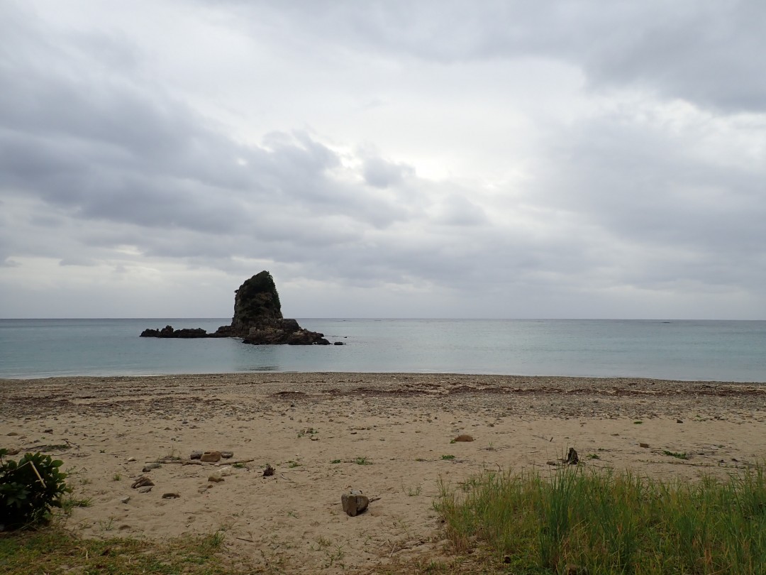 今日の嘉陽海岸