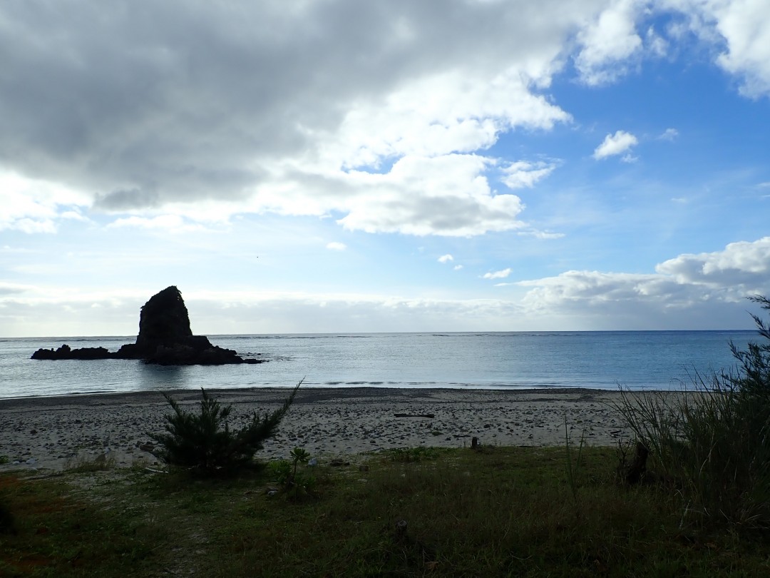 今日の嘉陽海岸