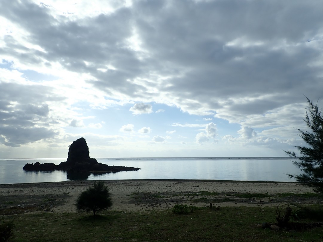 今日の嘉陽海岸