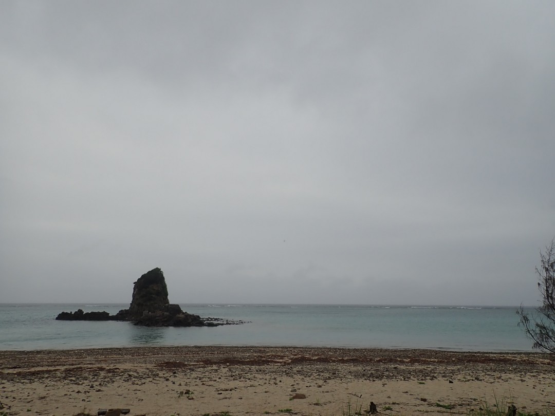 今日の嘉陽海岸