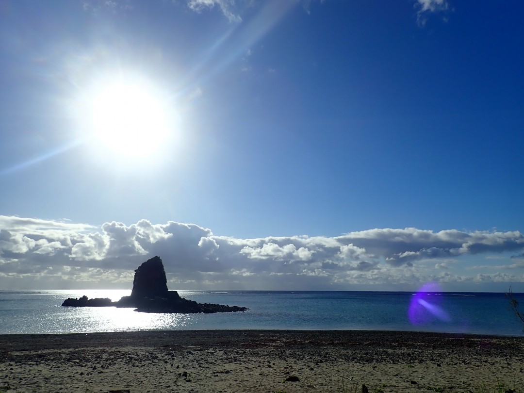 今日の嘉陽海岸