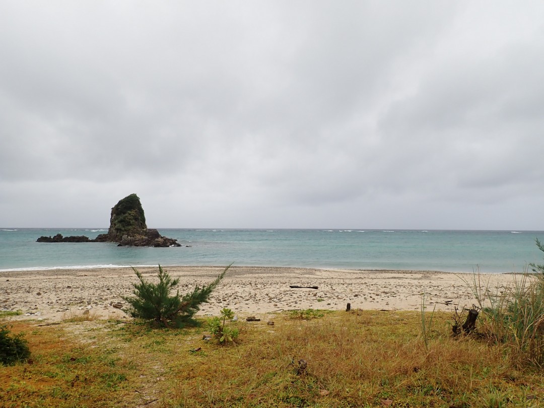 今日の嘉陽海岸