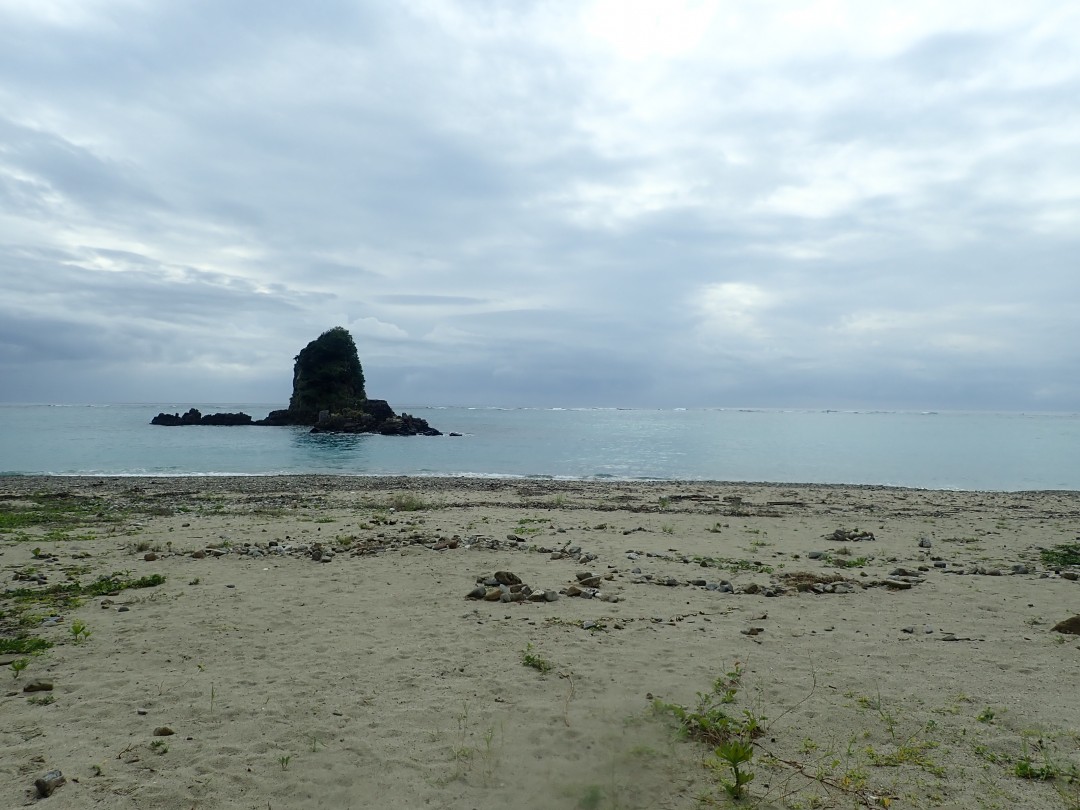今日の嘉陽海岸