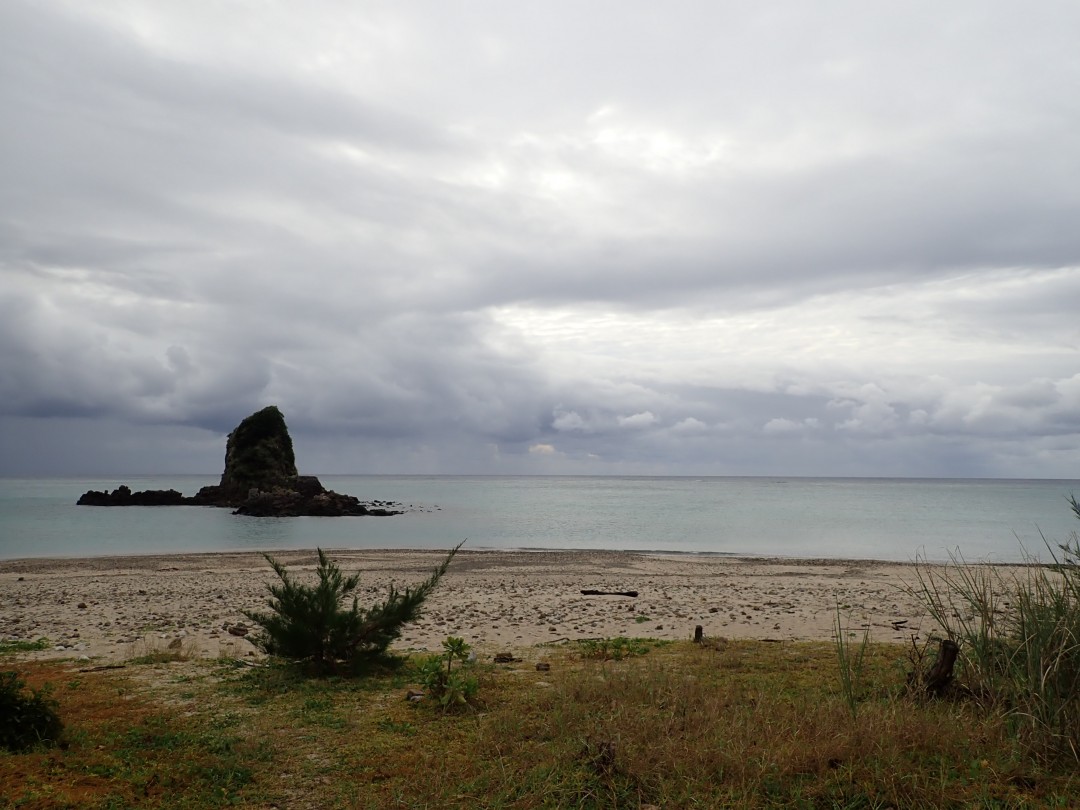 今日の嘉陽海岸