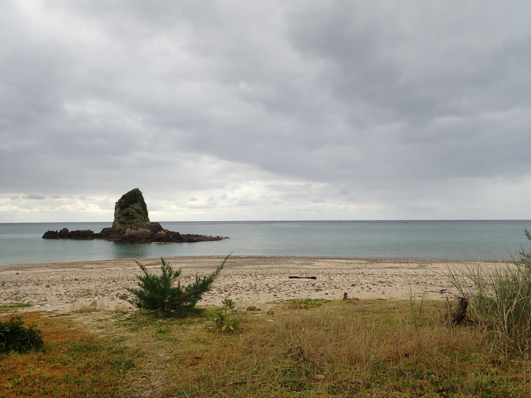 今日の嘉陽海岸