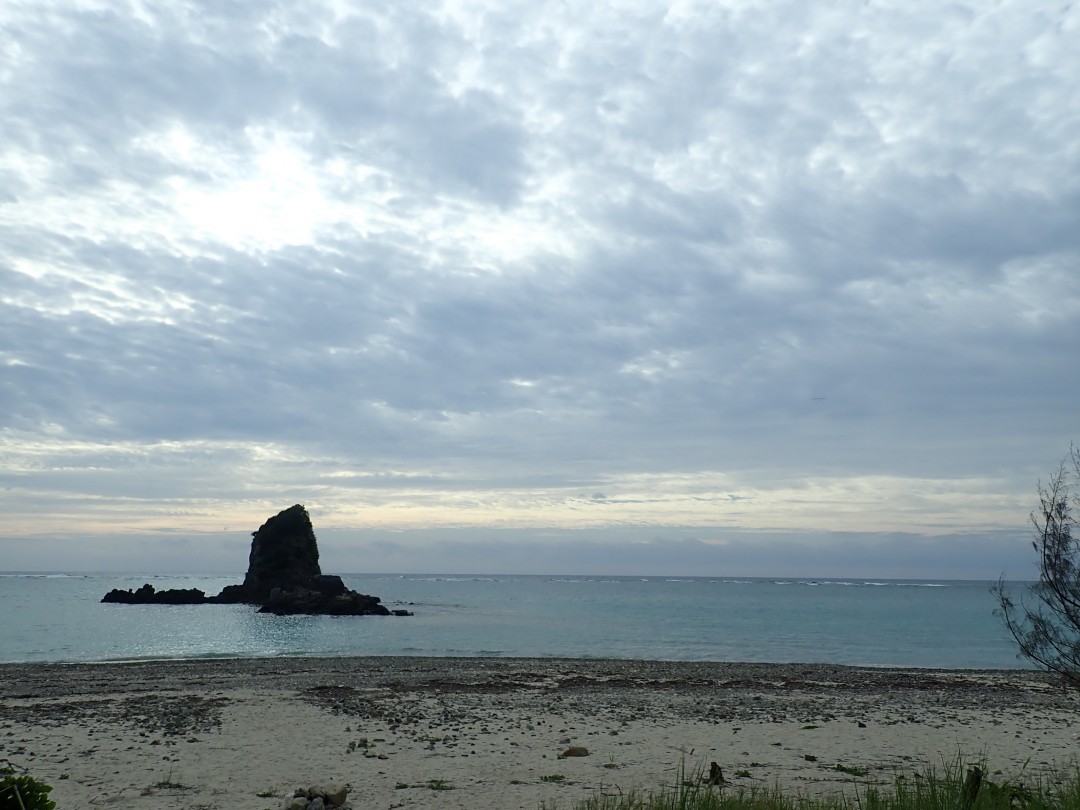 今日の嘉陽海岸