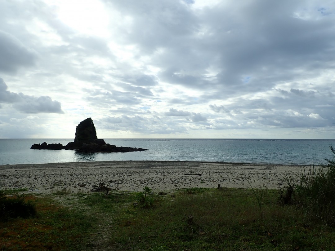 今日の嘉陽海岸