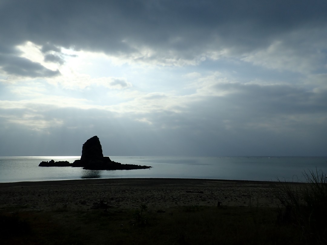 今日の嘉陽海岸