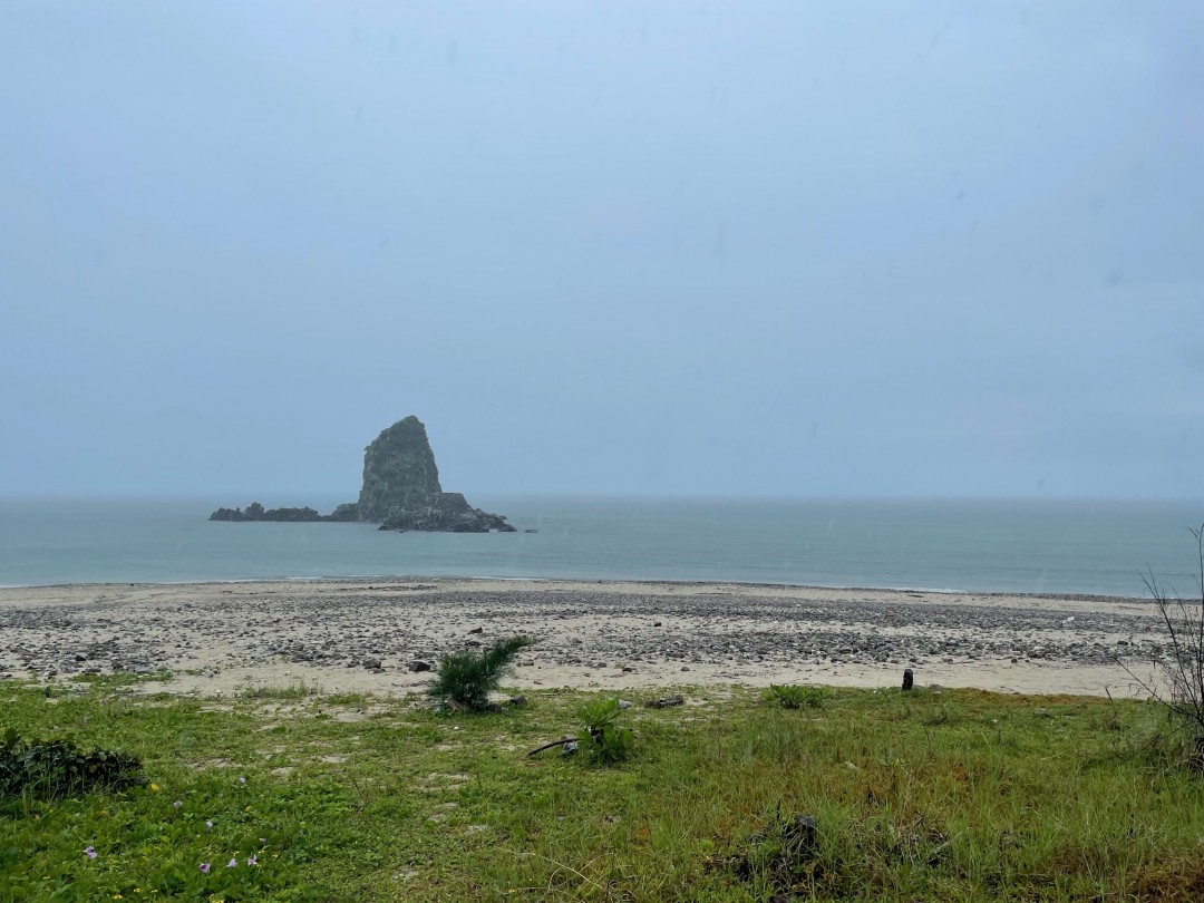 今日の嘉陽海岸