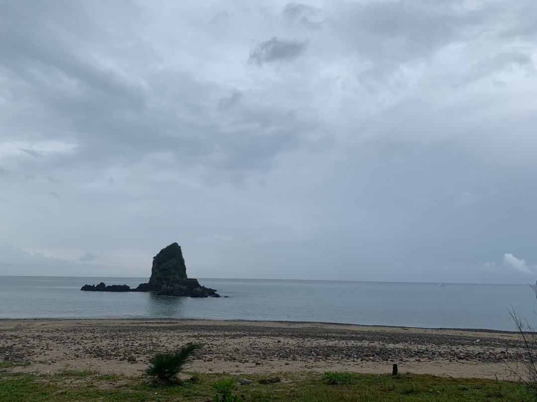 今日の嘉陽海岸