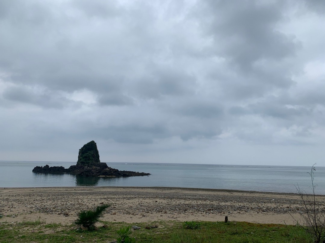 今日の嘉陽海岸