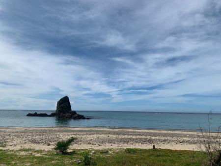 今日の嘉陽海岸